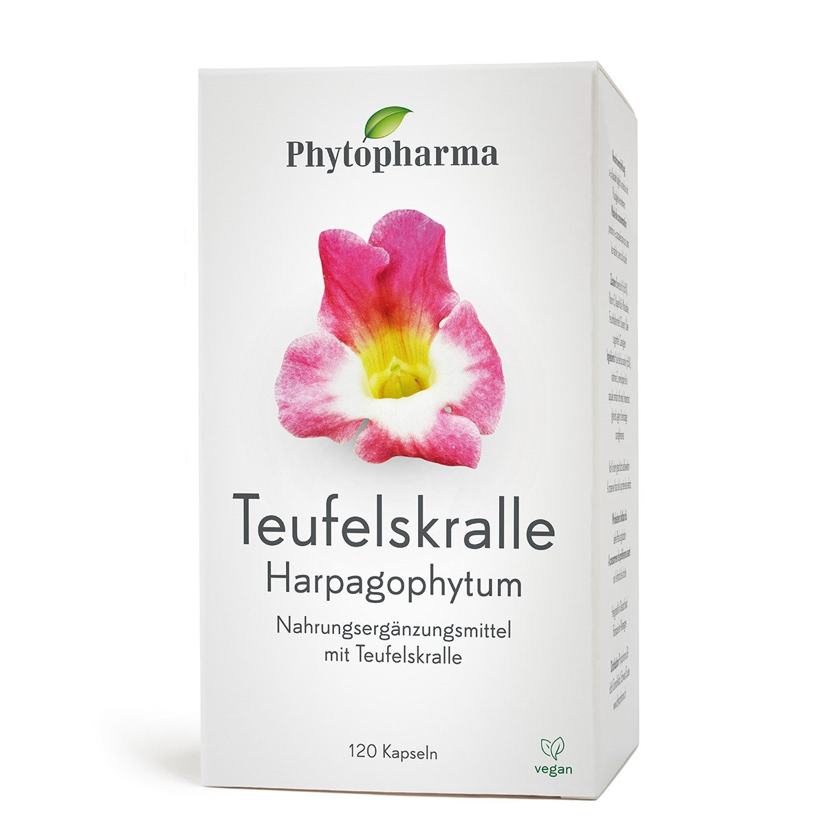 Phytopharma Teufelskralle Harpagophytum Capsules – herbal supplement for joint mobility (120 pcs)