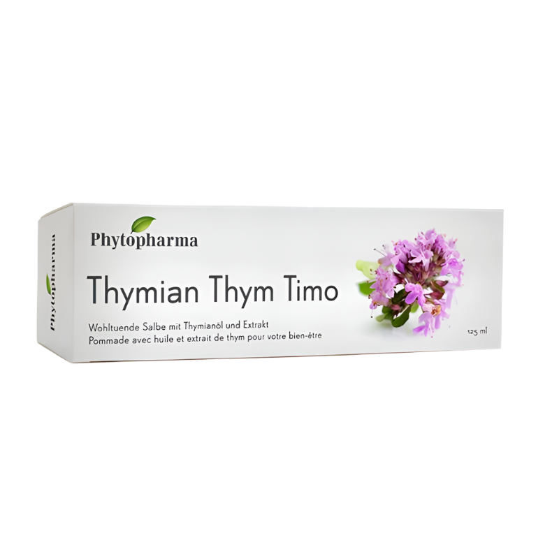 Phytopharma Thymian Salbe – soothing thyme ointment for chest and back (125 ml)