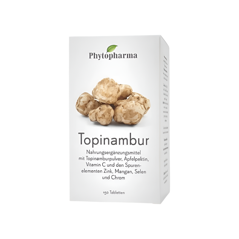 Phytopharma Topinambur Tablets – natural prebiotic supplement with minerals (150 tablets) Main image