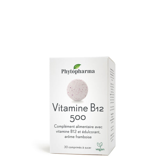 Phytopharma – Vitamin B12 500 Lozenges | High-Dose Methylcobalamin | 30 lozenges
