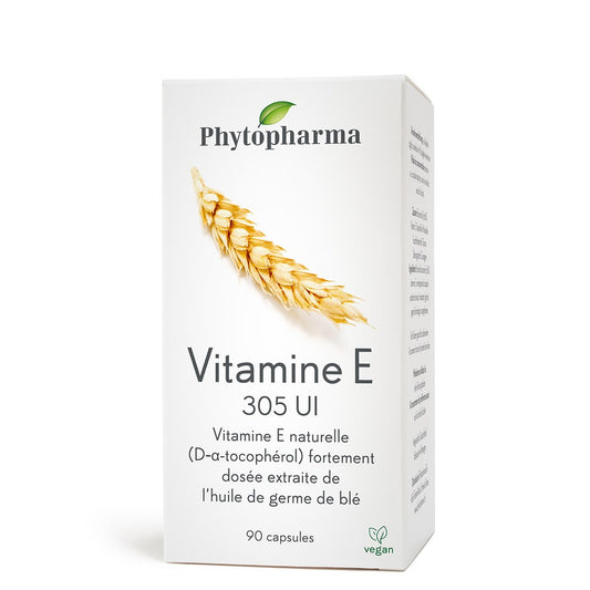 Phytopharma – Vitamin E Capsules | Natural High-Potency Antioxidant | 90 capsules