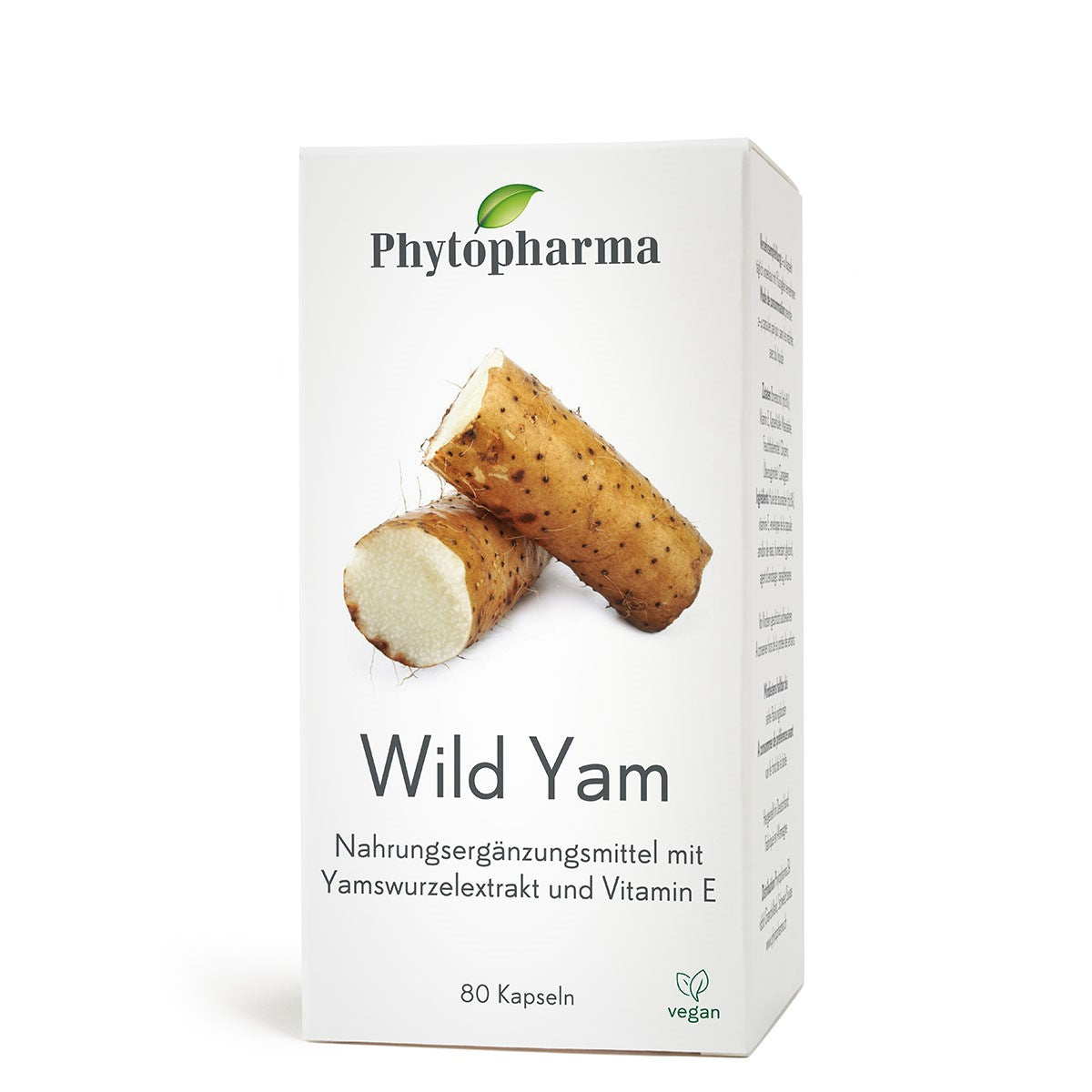 Phytopharma – Wild Yam Capsules | Women's Wellness Support | 80 capsules