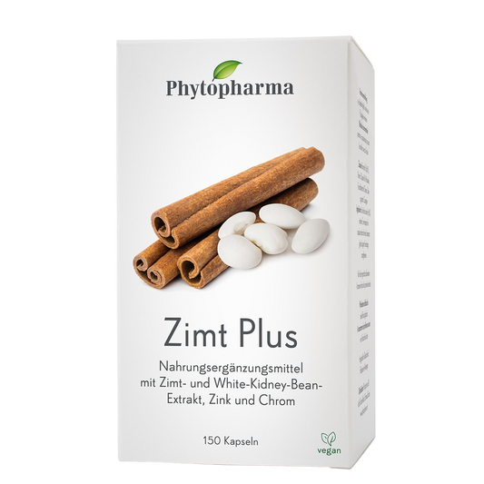 Phytopharma Zimt Plus Capsules – cinnamon and kidney bean extract for sugar balance (150 pcs)