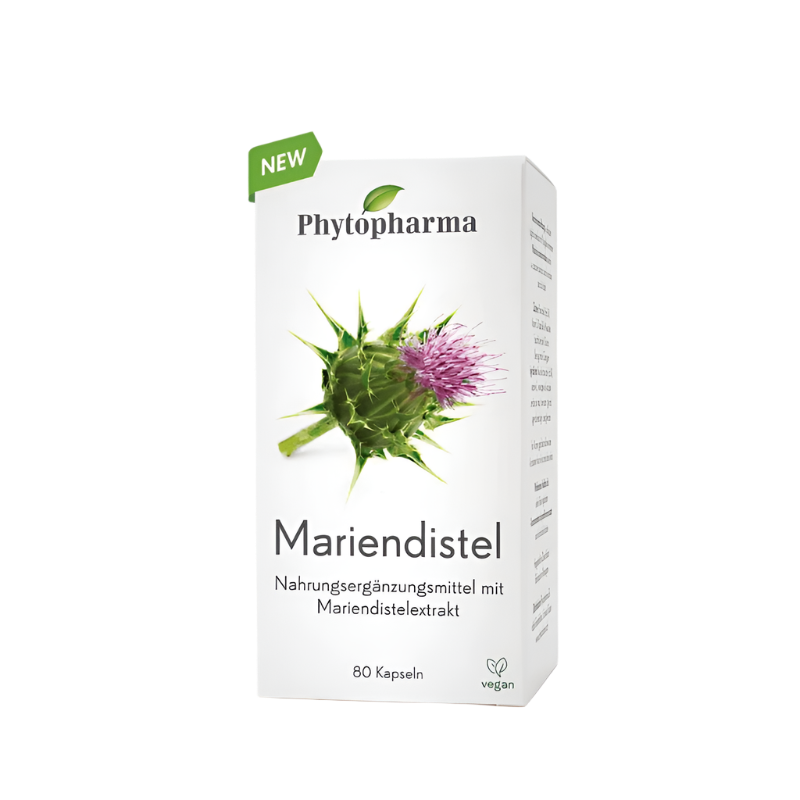 Phytopharma mariendistel (milk thistle) capsules 80 stk