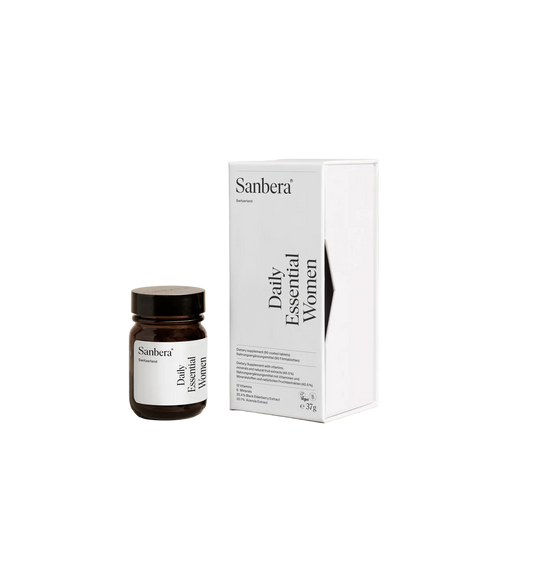 Sanbera Daily Essential Women – Swiss vegan multivitamin for women’s daily wellness