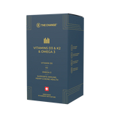 Small Swiss softgel capsules combining D3, K2 and Omega-3 for everyday vitality and immune resilience | Beautylion.ch