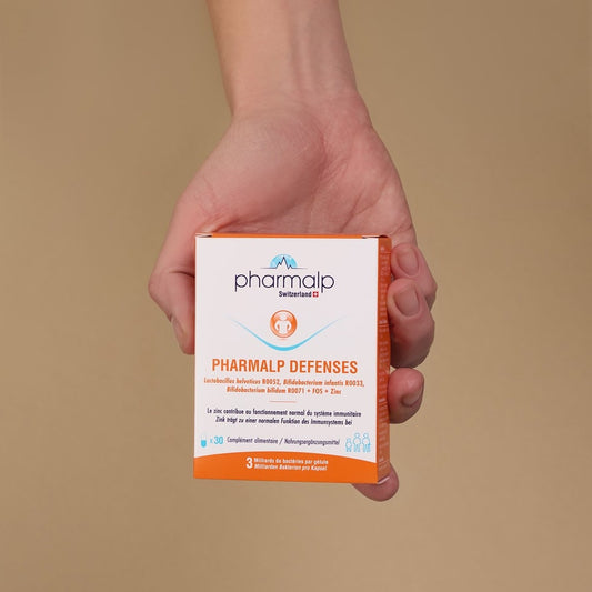 Symbolic immune system graphic – microbiota & immunity support concept