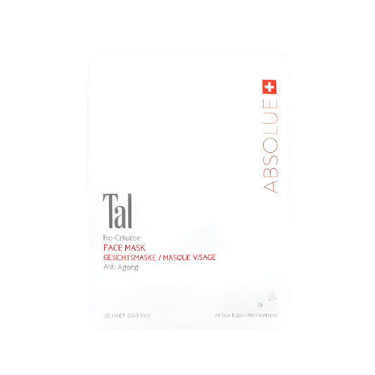 TAL Absolue Bio-Cellulose Mask – Swiss high-performance sheet mask for smoother skin