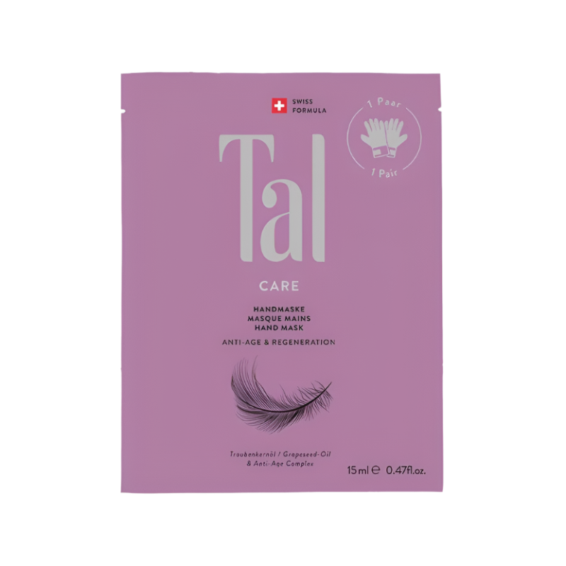 TAL Care Hand Mask Anti-Age – Swiss intensive glove mask for pigment-spotted and aged hands