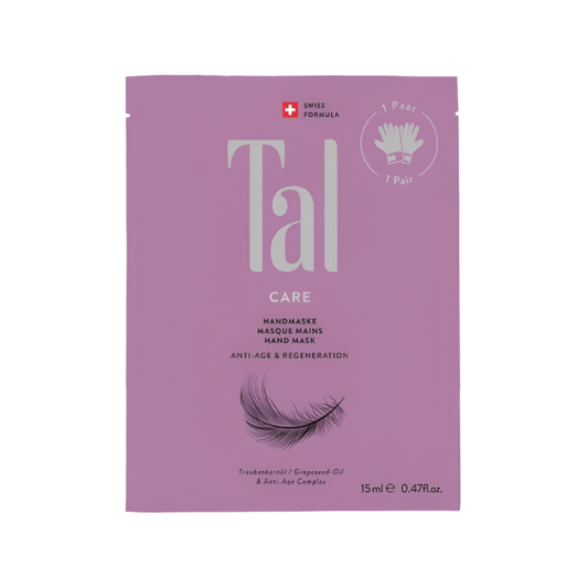 TAL Care Hand Mask Anti-Age – Swiss intensive glove mask for pigment-spotted and aged hands
