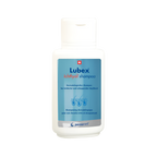 Texture of Lubex Ichthyol Shampoo – transparent pH-balanced gel for sensitive scalp care