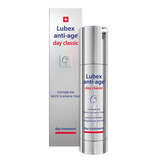 Texture of Lubex anti-age Day Classic – rich yet medium-lipid formula with peptides & hyaluronates