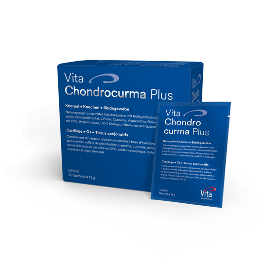 Vita Chondrocurma Plus – Swiss joint & connective tissue support drink 20 sachets