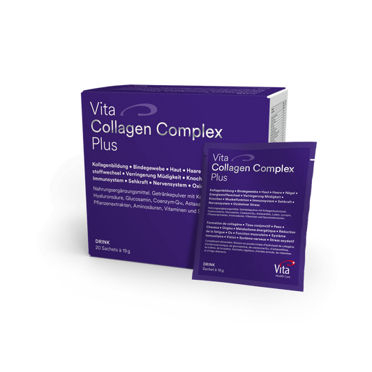 Vita Collagen Complex Plus – Swiss all-in-one beauty & vitality drink 20 sachets