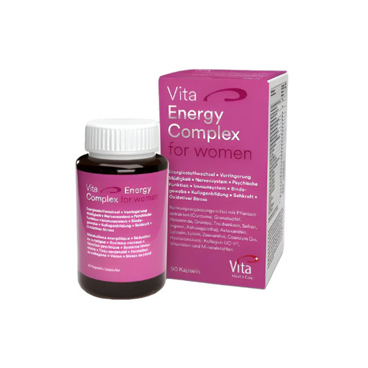 Vita Energy Complex for Women – Swiss women’s vitality supplement, 90 capsules