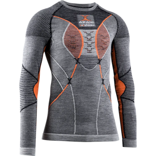 X-BIONIC APANI 4.0 MERINO SHIRT ROUND NECK LG SL MEN