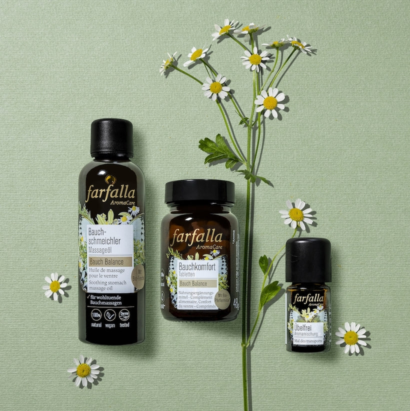 Farfalla – Bauch Balance Übelfrei Aroma Blend | Aromatherapy Blend | 5 ml