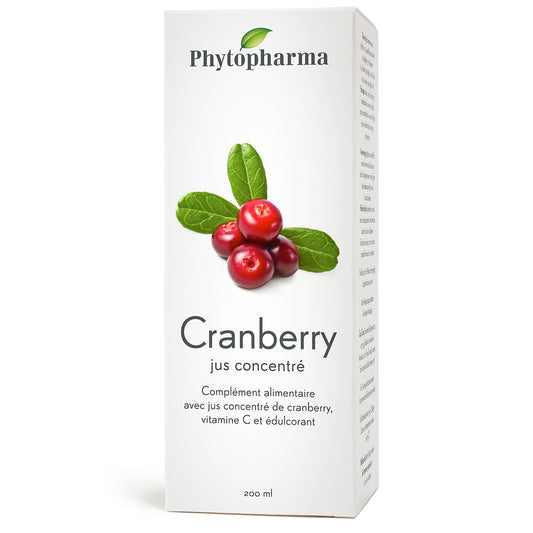 Phytopharma – Cranberry Concentrated Juice | Urinary Tract Support | 200 ml