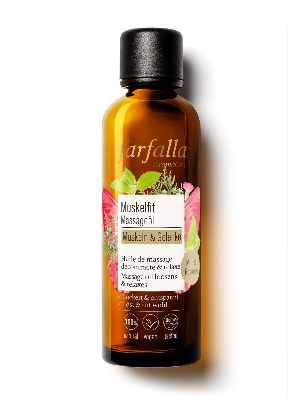 Farfalla – Muscle & Joints Muskelfit Massage Oil | Aromatherapy Body Oil | 75 ml Main image