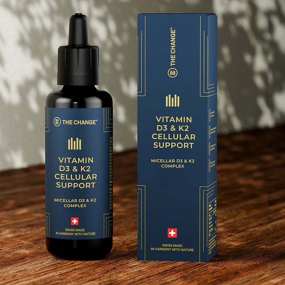 THE CHANGE – Vitamins D3 + K2 | Bone, Calcium & Immune Support Drops