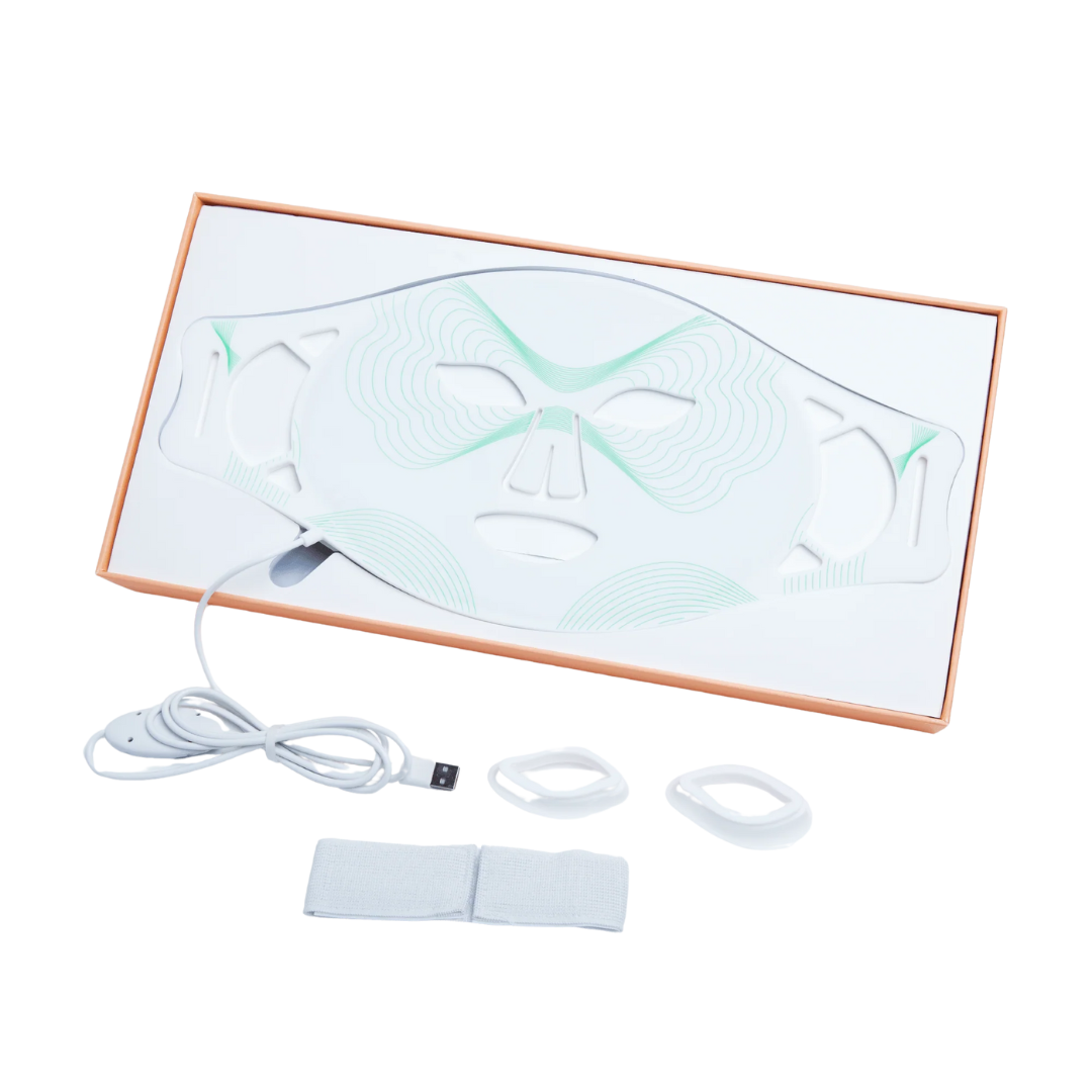 nebulyft LED Face Mask Light Therapy Device + Facial Mask – Swiss multi-spectrum skincare set Main image