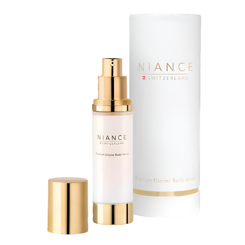 Niance premium glacier body serum niance-premium-glacier-body-serum-application.jpg — Application of NIANCE Premium Glacier Body Serum on thighs and belly