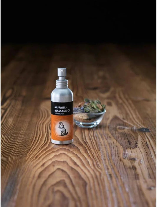 Puralpina Marmot Massage Oil | Warming and Relaxing | 100 ml