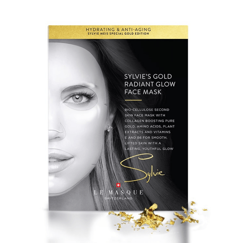 Le Masque sylvies gold radiant glow bio cellulose face mask 23ml - Beauty & the Lion