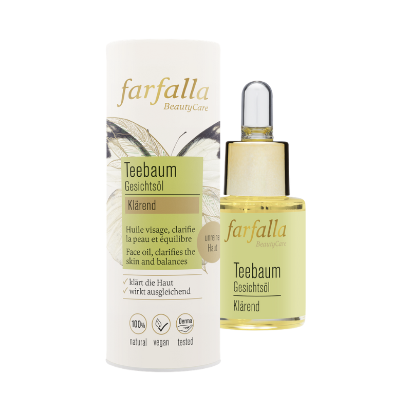 Farfalla facial oil teebaum 15 ml - Beauty & the Lion