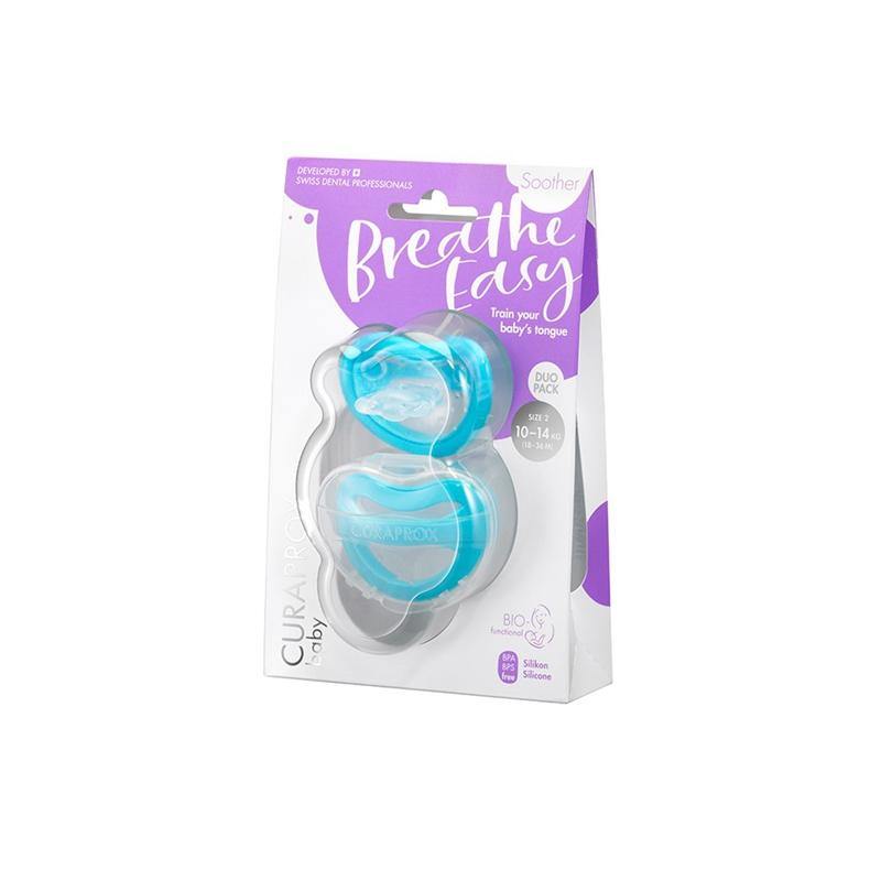 Curaprox baby pacifier duo - Beauty & the Lion