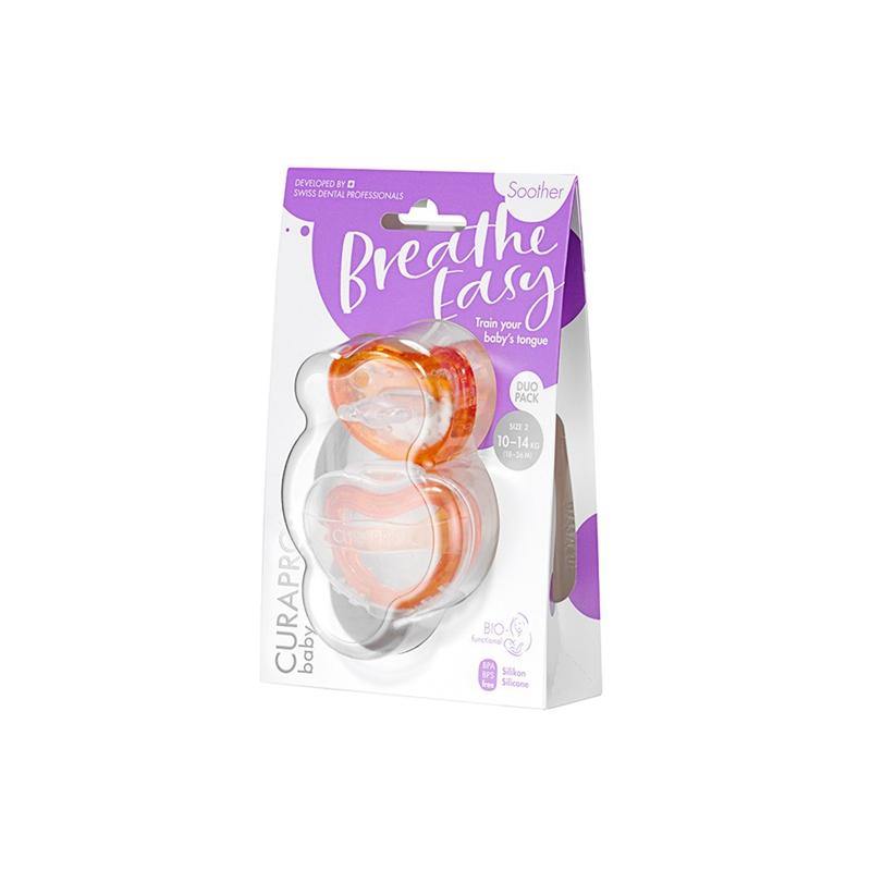 Curaprox baby pacifier duo - Beauty & the Lion